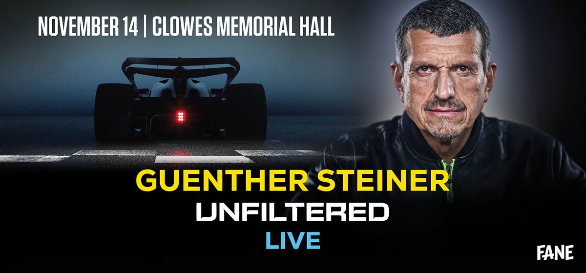 Guenther Steiner: Unfiltered LIVE, 16 November | Event in Chicago | AllEvents