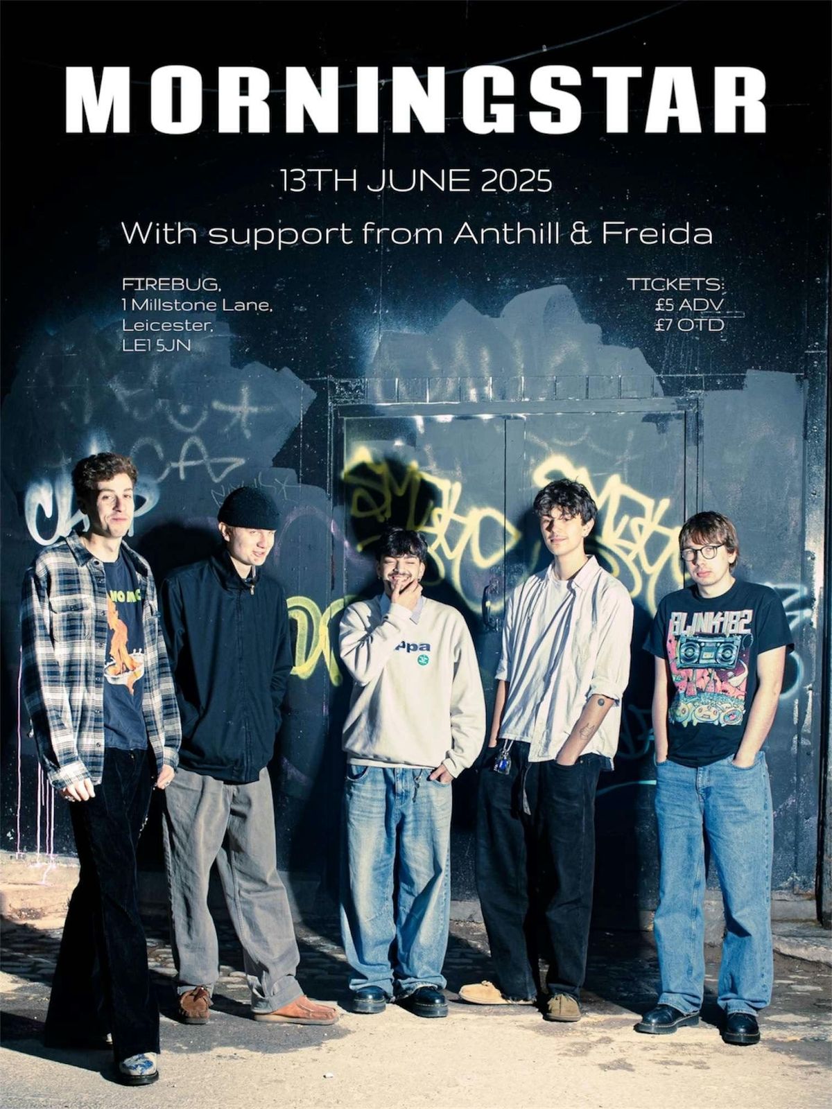 MORNINGSTAR + Anthill + Freida at Firebug Leicester, 13 June | Event in Leicester | AllEvents