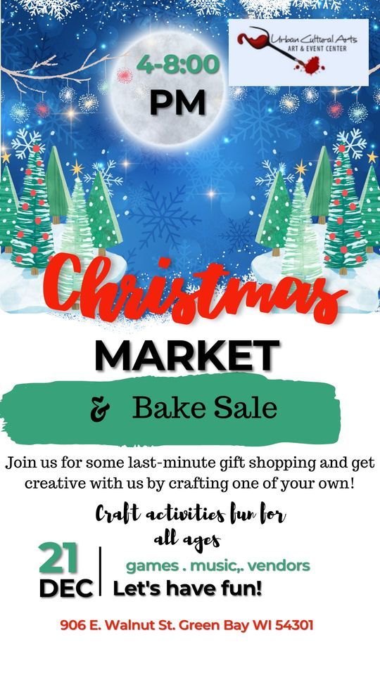 Holiday Market Craft Day Urban Cultural Arts Art Event Center