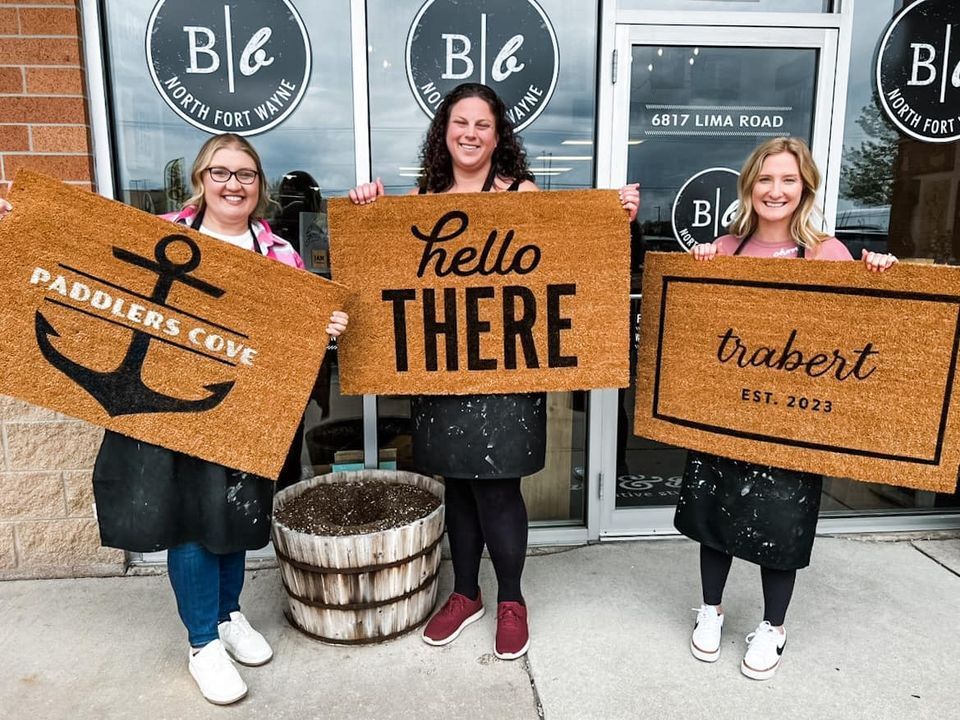 Mats & Mimosas DIY Doormat w/ complimentary Mimosas, Board