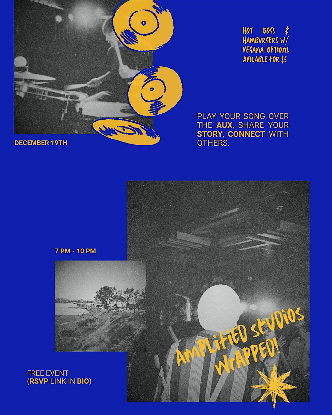 Amplified Studios Wrapped: Pass-The-Aux for Local SD Musicians, 19 December | Event in Carlsbad | AllEvents