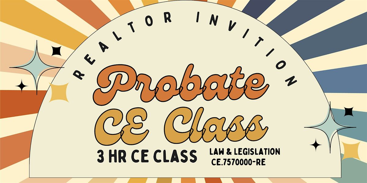 REALTORS MASTER Probate Sales- FREE NRED 3 Hours CE Class, 22 January | Event in Henderson | AllEvents