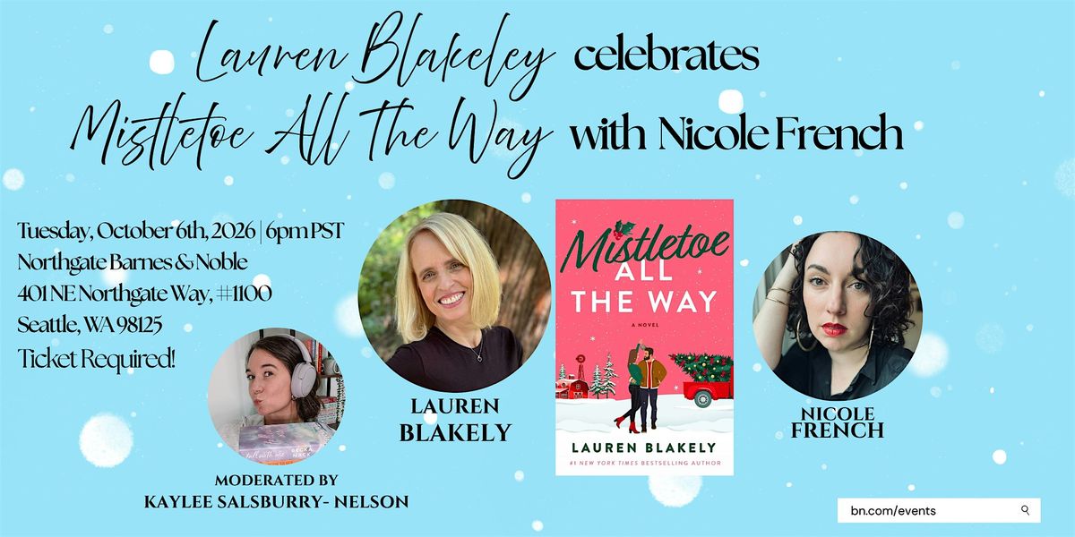 Lauren Blakely celebrates MISTLETOE ALL THE WAY