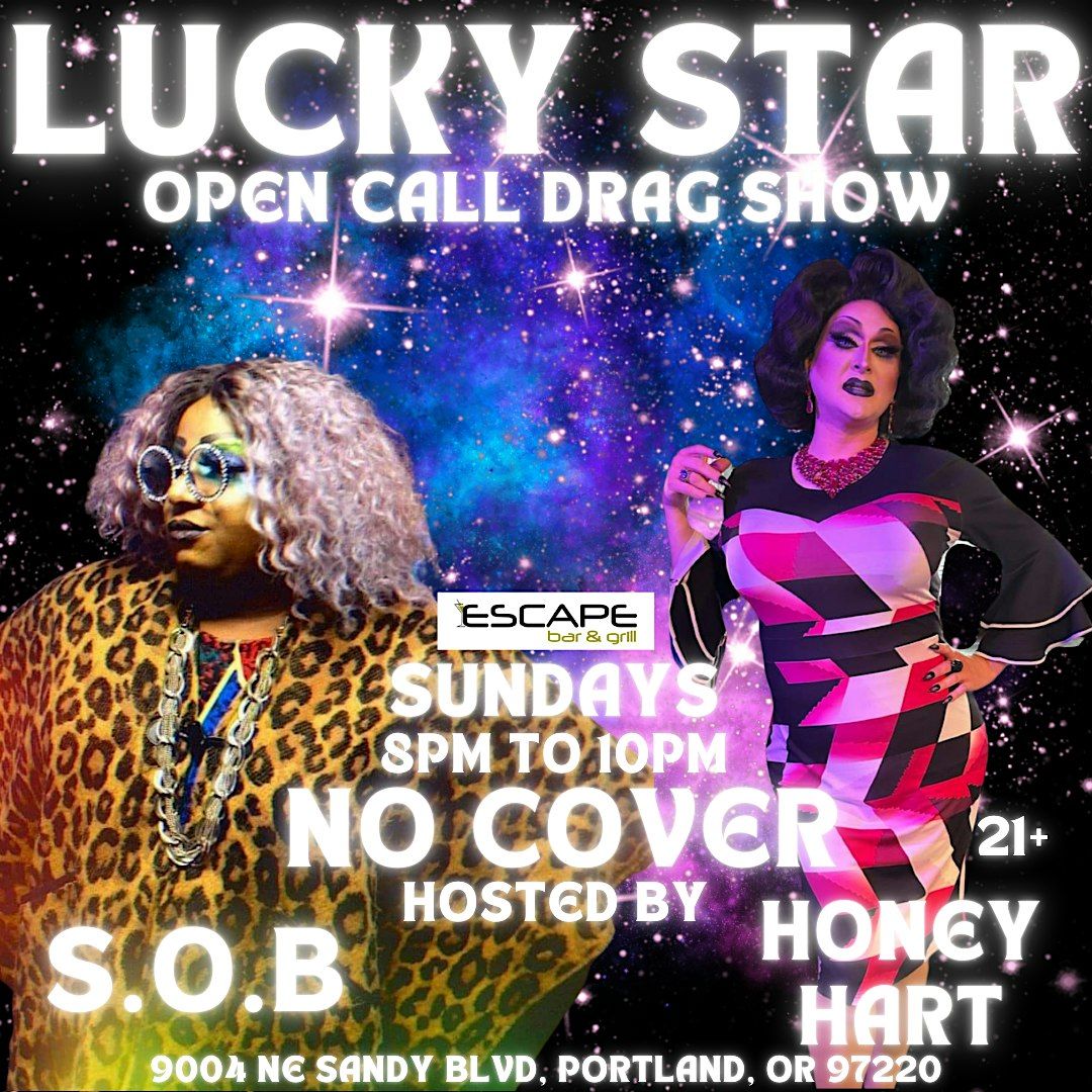 Lucky Star Open Call Drag Show At Escape Bar & Grill | Event in Portland | AllEvents