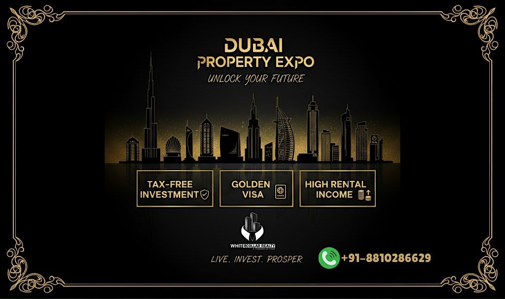 Dubai Property Expo with Shahrukhz Launch and Free Tickets, 22 December | Event in Gurugram | AllEvents