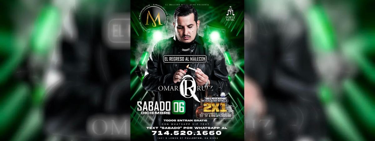 OMAR RUIZ EN FULLERTON | Event in Fullerton | AllEvents