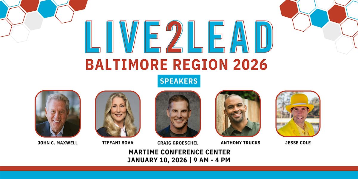 Live2Lead Baltimore Region 2026, 31 January | Event in Linthicum Heights | AllEvents