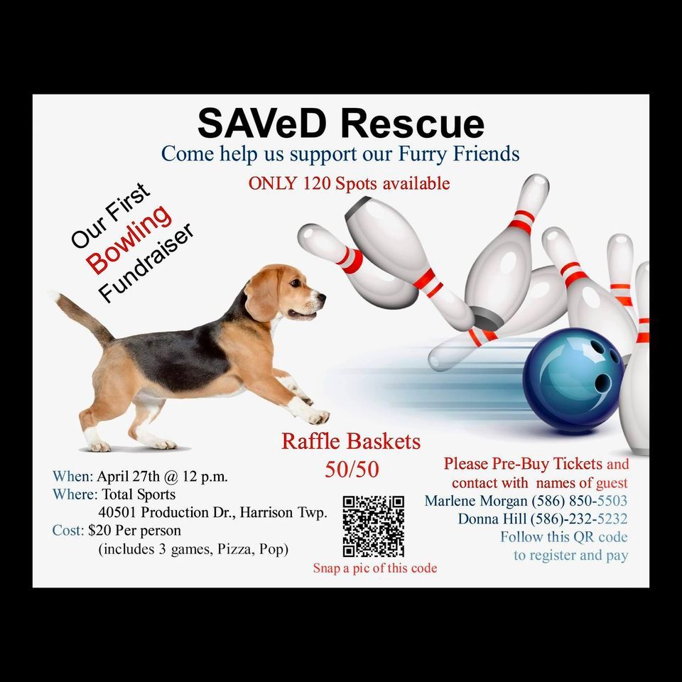 SAVeD Rescue Bowling Fundraiser , Total Sports Complex, Harrison