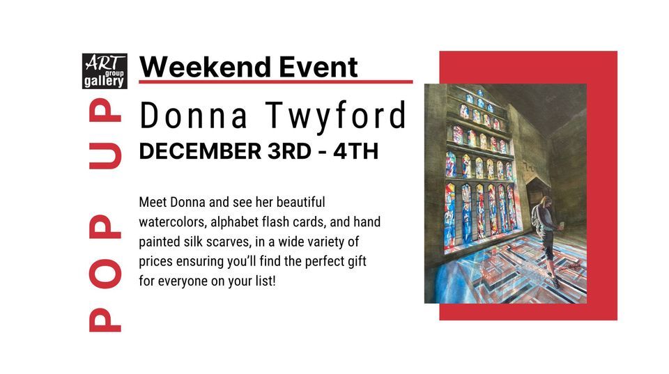 Weekend Pop Up Donna Twyford, Art Group Gallery Pleasant Ridge