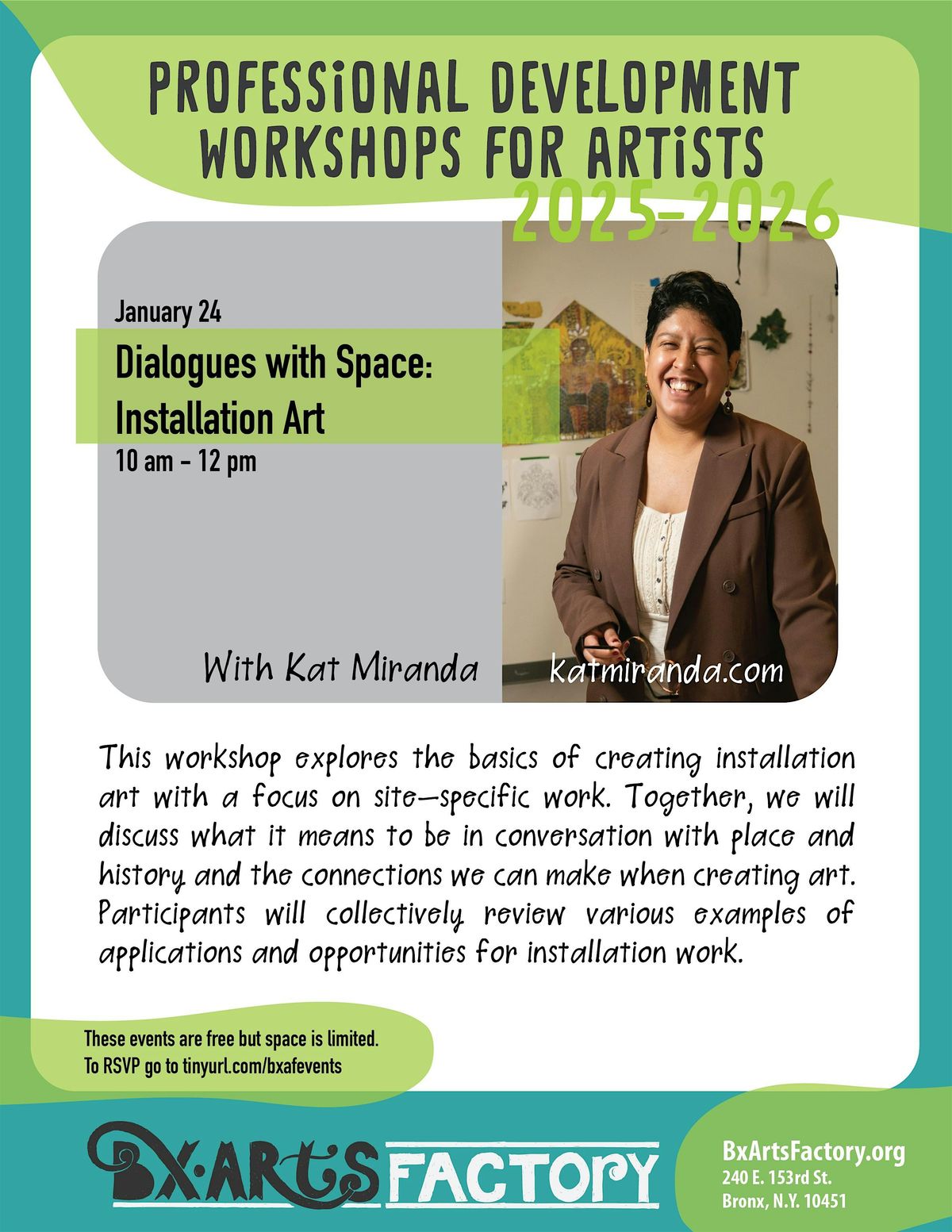 Dialogues with Space: Installation Art, 24 January | Event in Bronx | AllEvents