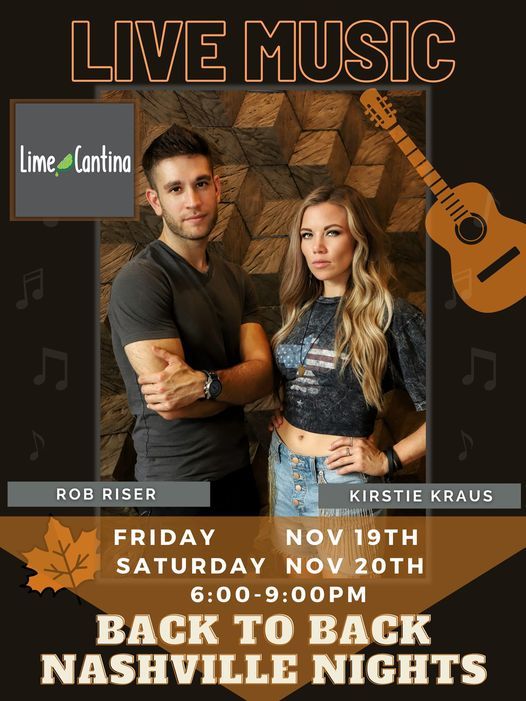 Lime Cantina Presents Nashville Artists Kirstie Kraus & Rob Riser, Lime Cantina, Cedarburg, 21
