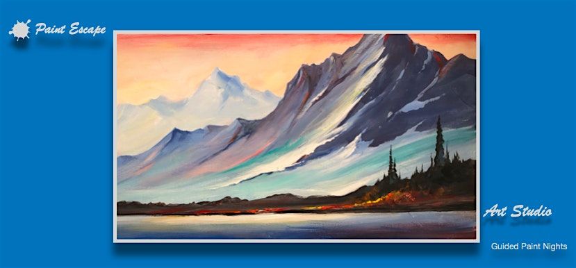Paint Night /Workshop - Kananaskis Sunset, 1 February | Event in Calgary | AllEvents