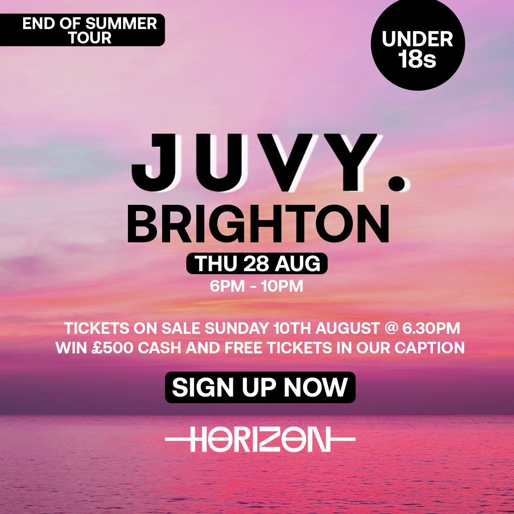 JUVY Under 18s - EndOfSummerTour - Thus 28 Aug - Brighton, 28 August | Event in Brighton | AllEvents