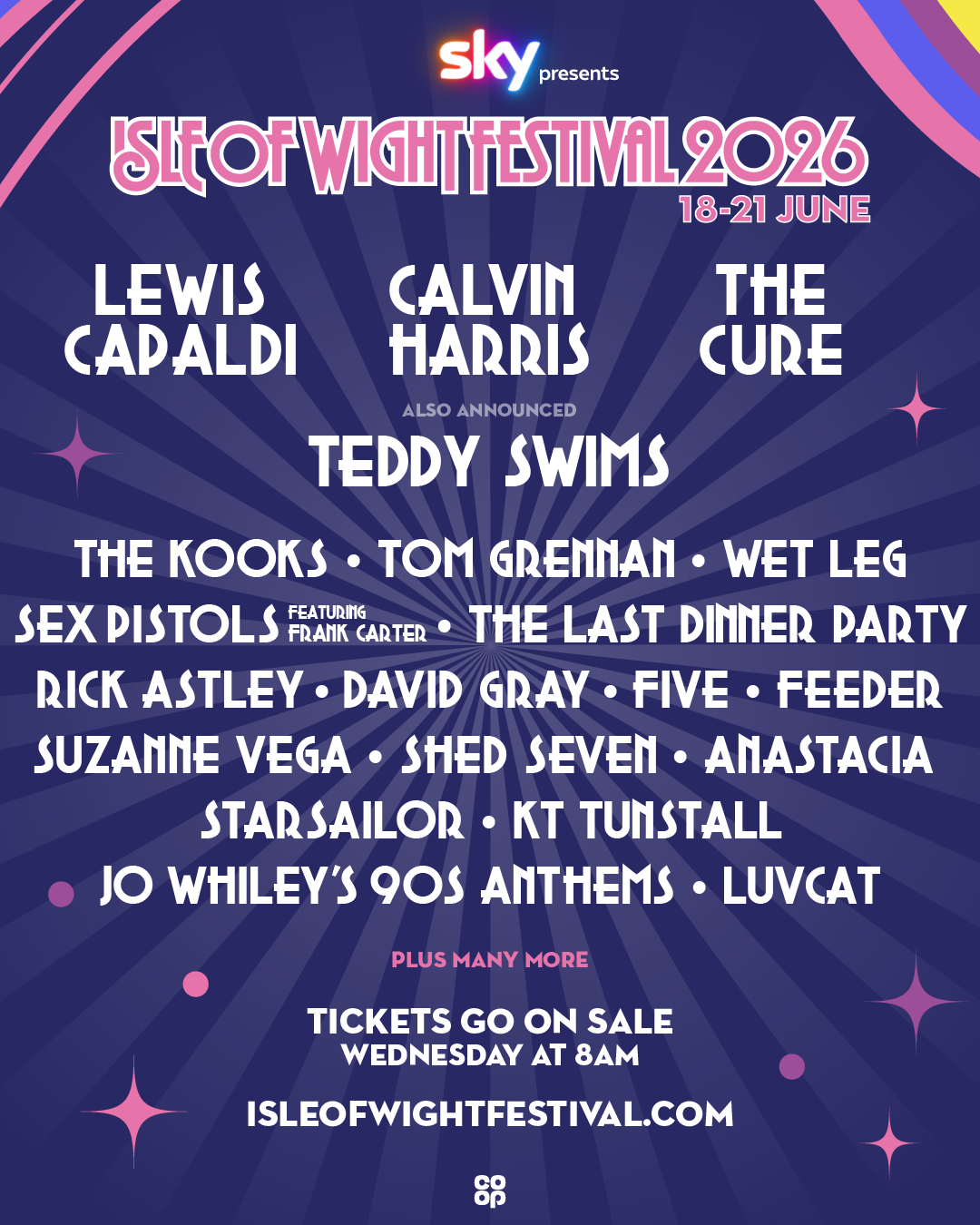 2026 Isle of Wight Festival - 3 Day Pass at Seaclose Park, 18 June | Event in Newport | AllEvents