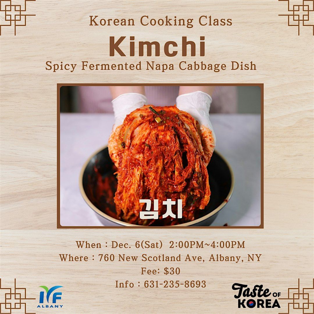 Korean Cooking Class, 6 December | Event in Albany | AllEvents
