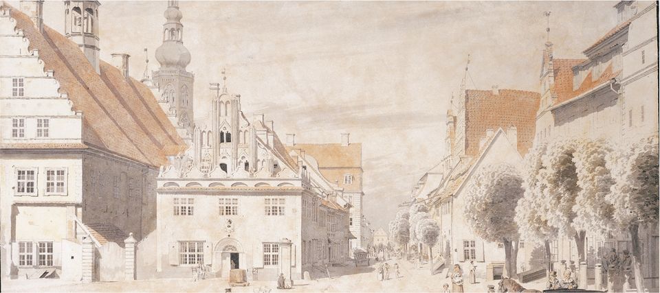 Bildwegführung - Auf Friedrichs Spuren durch die Greifswalder Altstadt ...