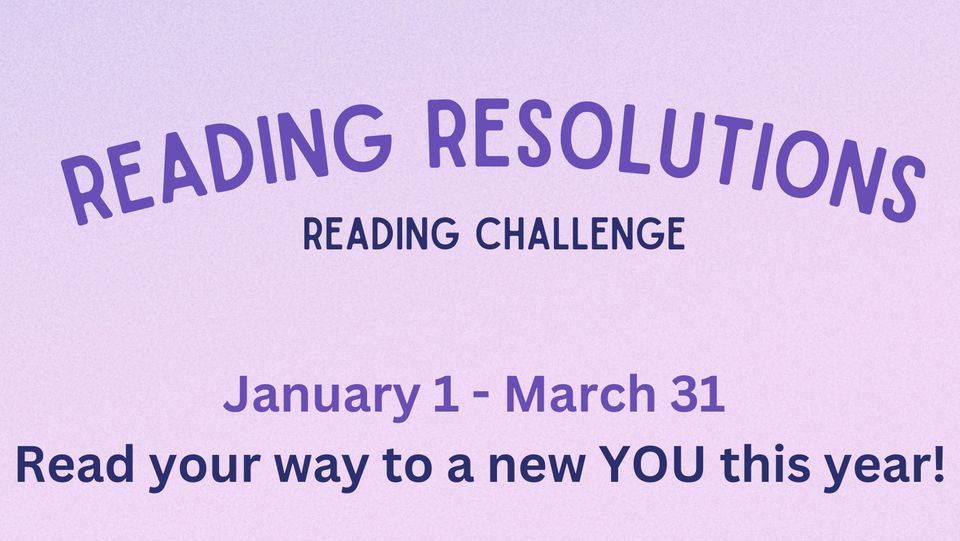 Reading Resolutions Reading Challenge, Catoosa County Library, Ringgold ...