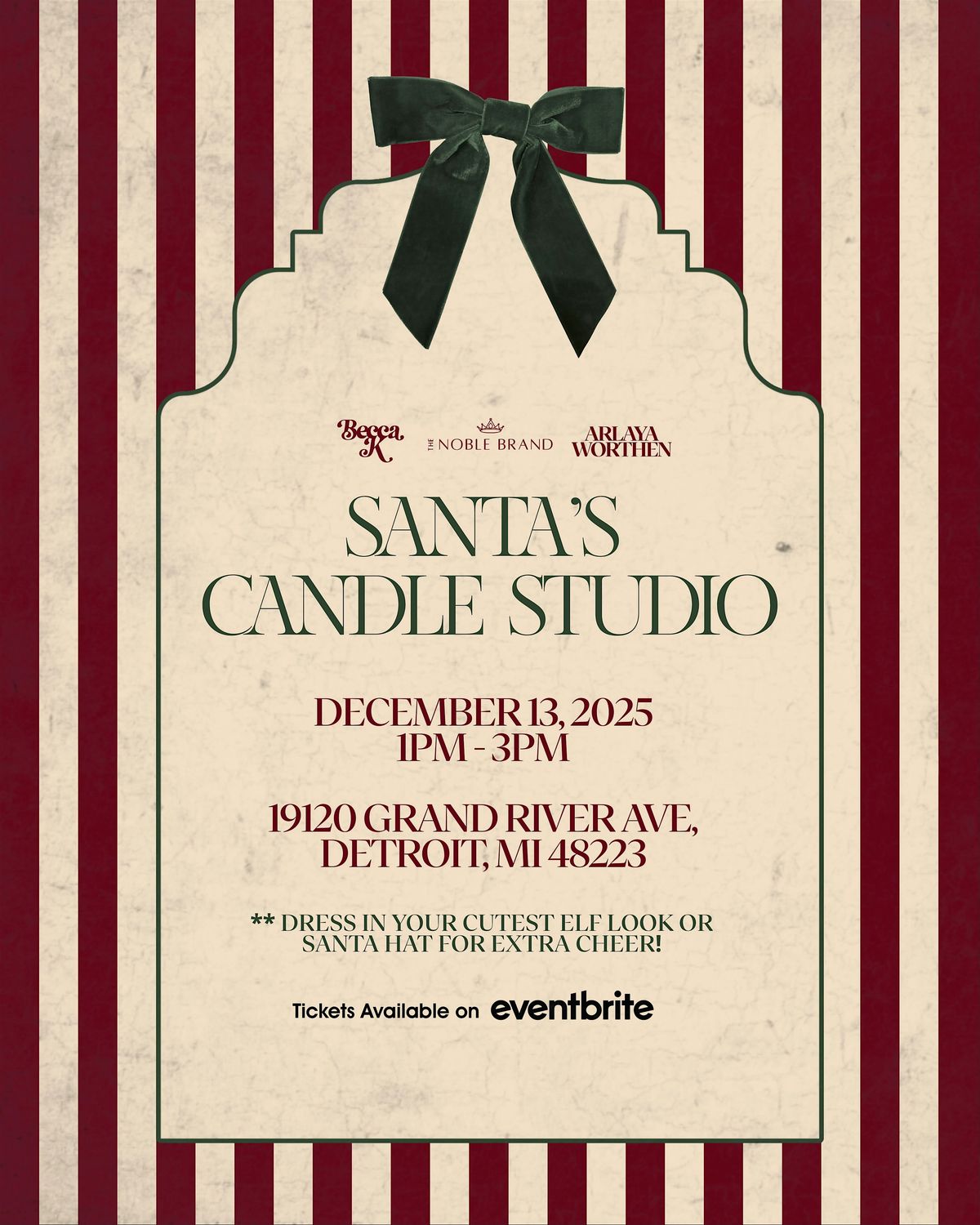 Santa's Candle Studio, 13 December | Event in Detroit | AllEvents