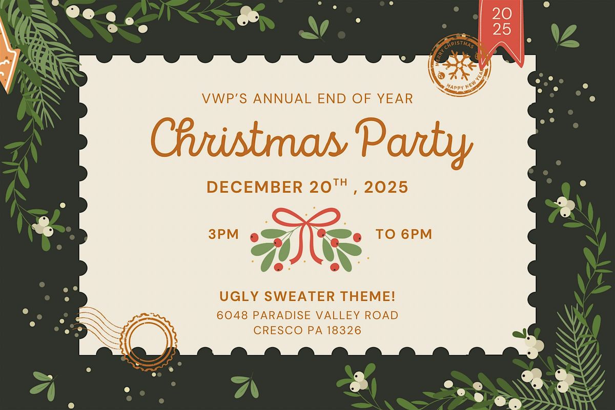 VWP's Annual End of Year Celebration!, 20 December | Event in Cresco | AllEvents