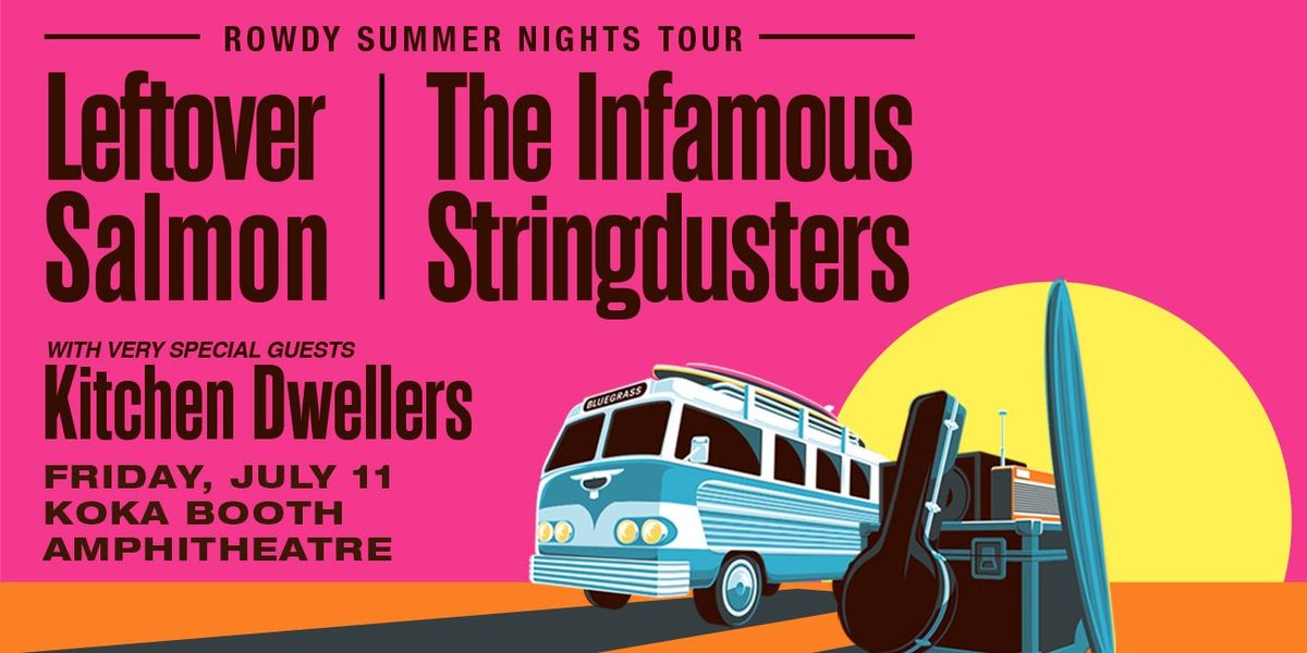 Leftover Salmon and Infamous Stringdusters with The Kitchen Dwellers at Upper Merion Township Building Park, 9 July