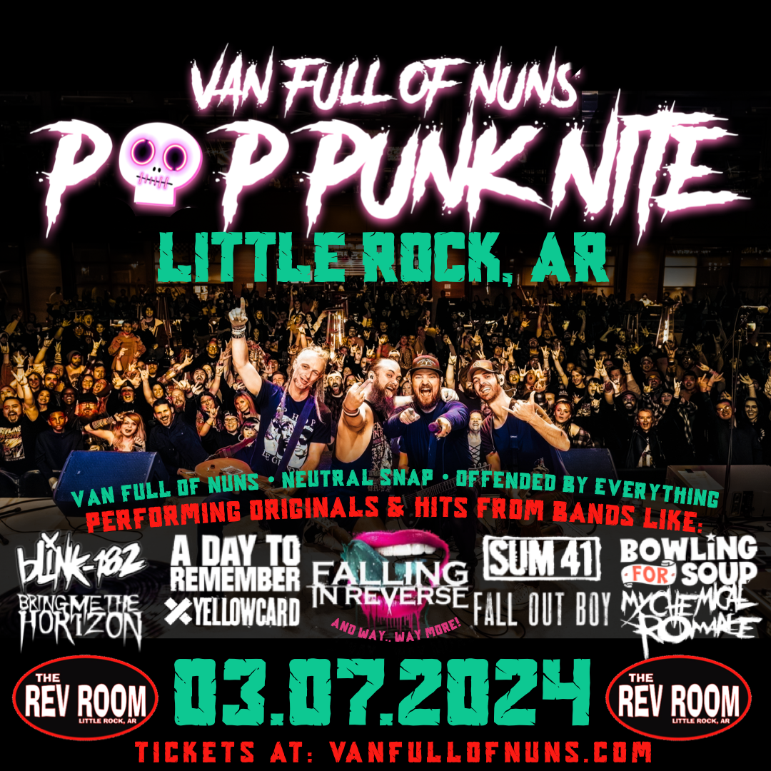 Pop Punk Nite! by Van Full of Nuns at Cains Ballroom, 30 August | Event in Tulsa | AllEvents