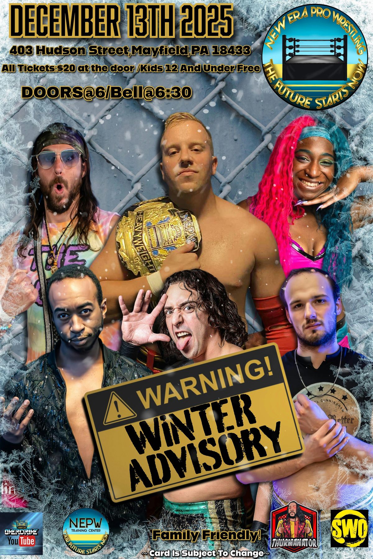 NEPW Presents: Winter Advisory, 13 December | Event in Mayfield | AllEvents