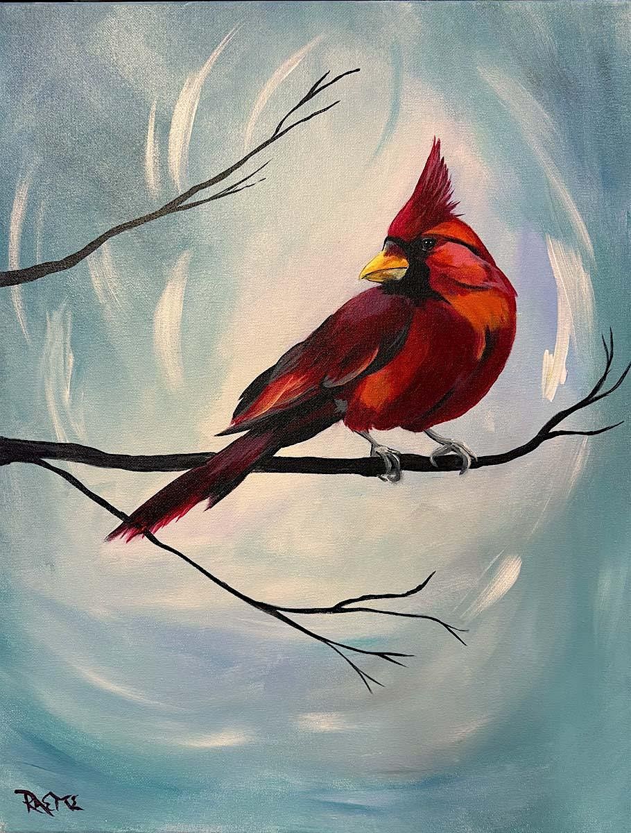 Cardinal - Tipsy Brush Painting Party!, 24 January | Event in Kila | AllEvents