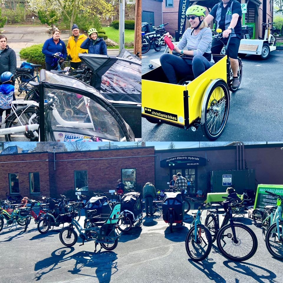 Ann Arbor Cargo Bike Rally, HEH Human Electric Hybrids, Whitmore Lake