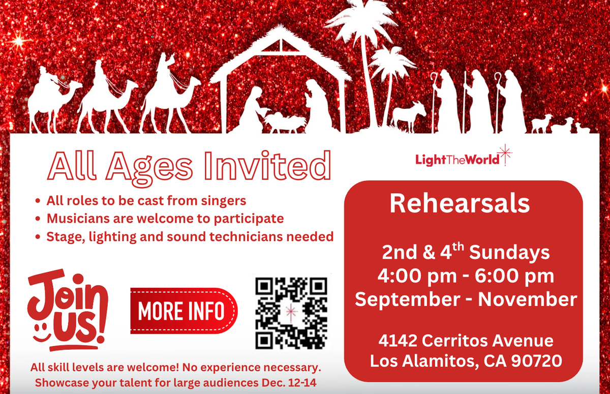 Community Christmas Performance Rehearsals, 23 November | Event in Los Alamitos | AllEvents