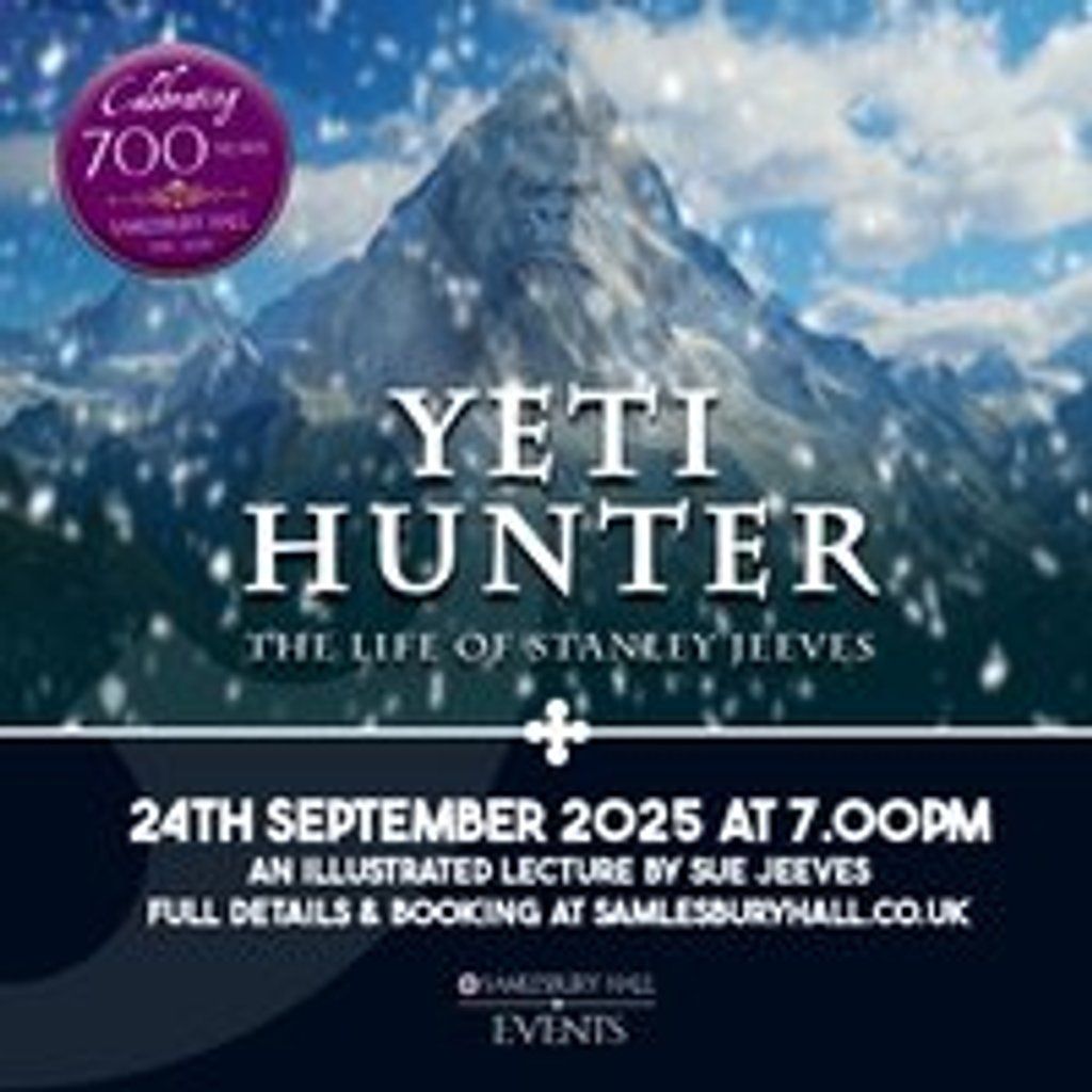 Yeti Hunter- the life of Stanley Jeeves, 24 September | Event in Blackburn | AllEvents