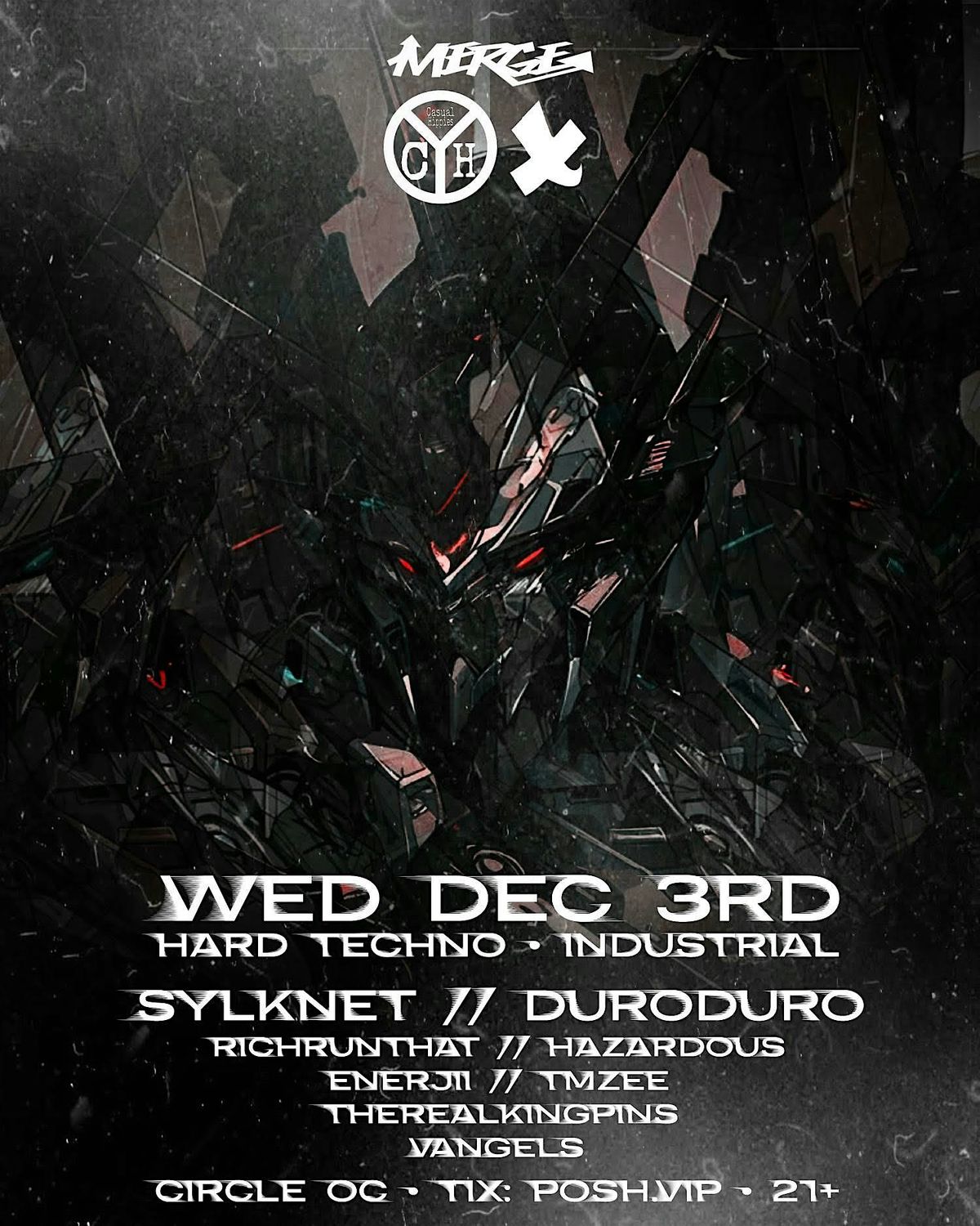 HARD TECHNO | INDUSTRIAL, 3 December | Event in Huntington Beach | AllEvents