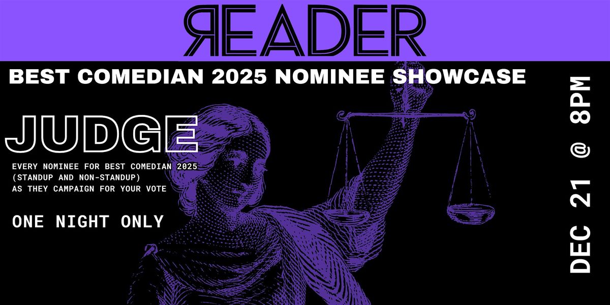 Best Comedian 2025 Nominee Showcase, 21 December | Event in Chicago | AllEvents