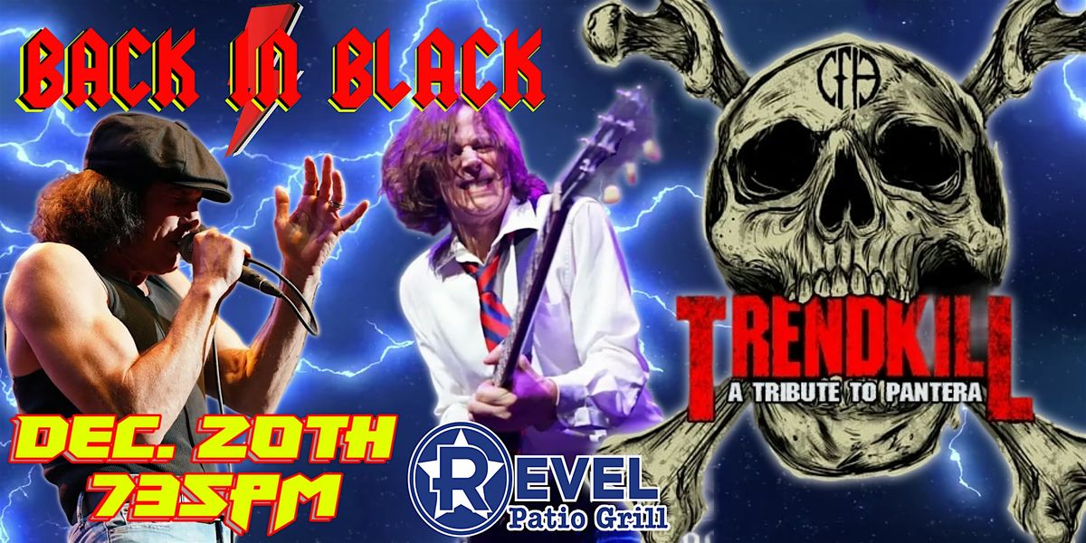 ACDC Tribute - Back In Black & Pantera Tribute - Trendkill, 20 December | Event in Frisco | AllEvents