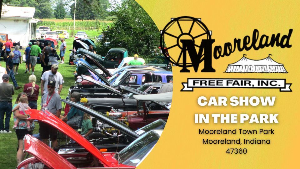 Car Show 2023 Mooreland Free Fair, Mooreland, Indiana, August 12 2023