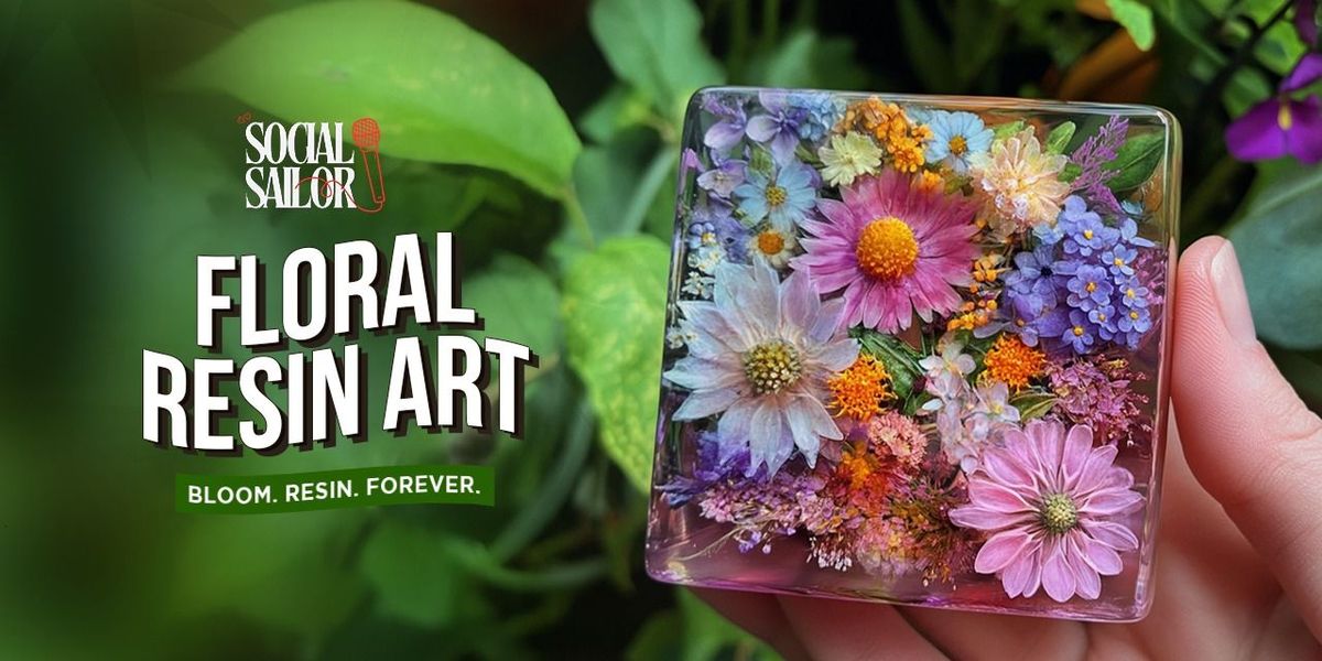 Resin Floral Art Date - For Couples and Friends, 17 May | Event in Hyderabad | AllEvents