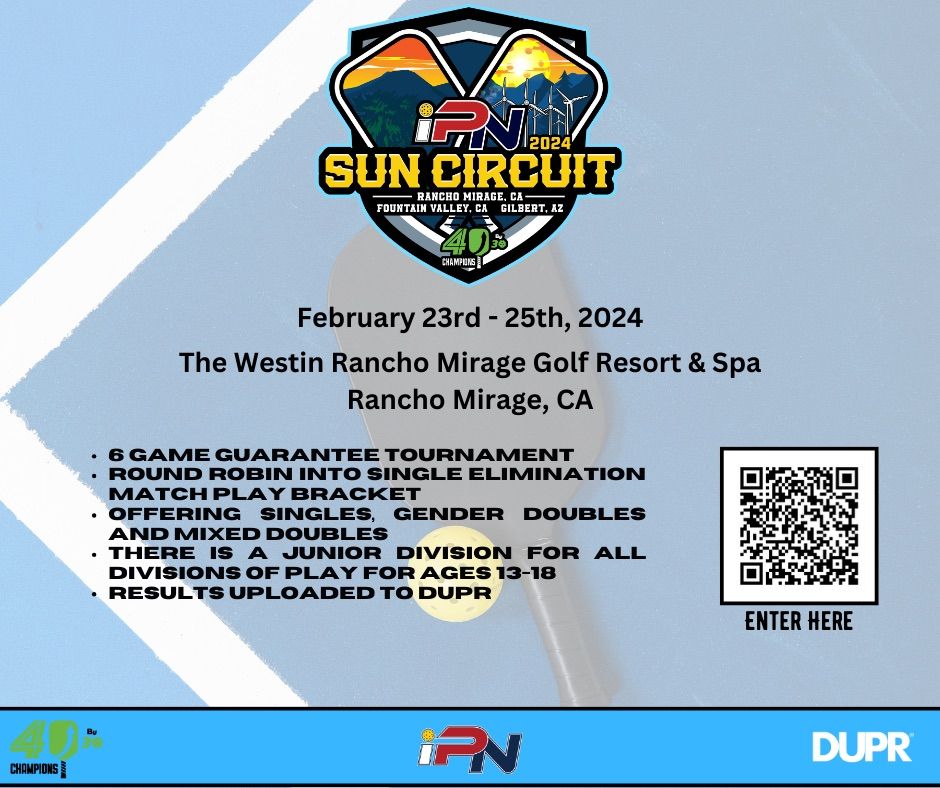 iPN Sun Circuit Pickleball Tour, The Westin Rancho Mirage Golf Resort