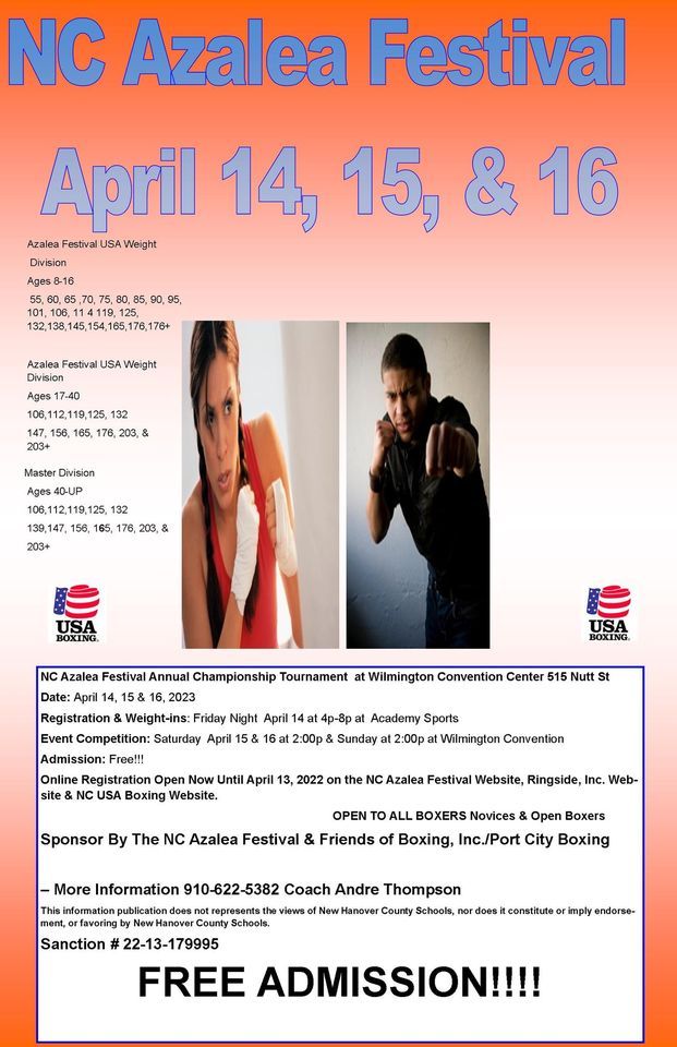 45th North Carolina Azalea Festival Championship Tournament, Wilmington