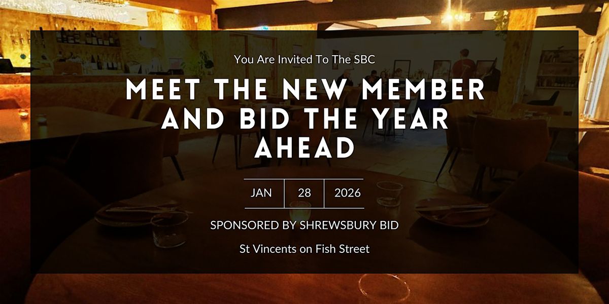 Meet the New Member and hear about all things BID