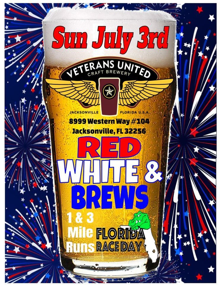 RED WHITE BREWS Runs With Florida Race Day Timing On Sunday July 3rd RED WHITE BREWS Runs With Florida Race Day Timing On Sunday July 3rd