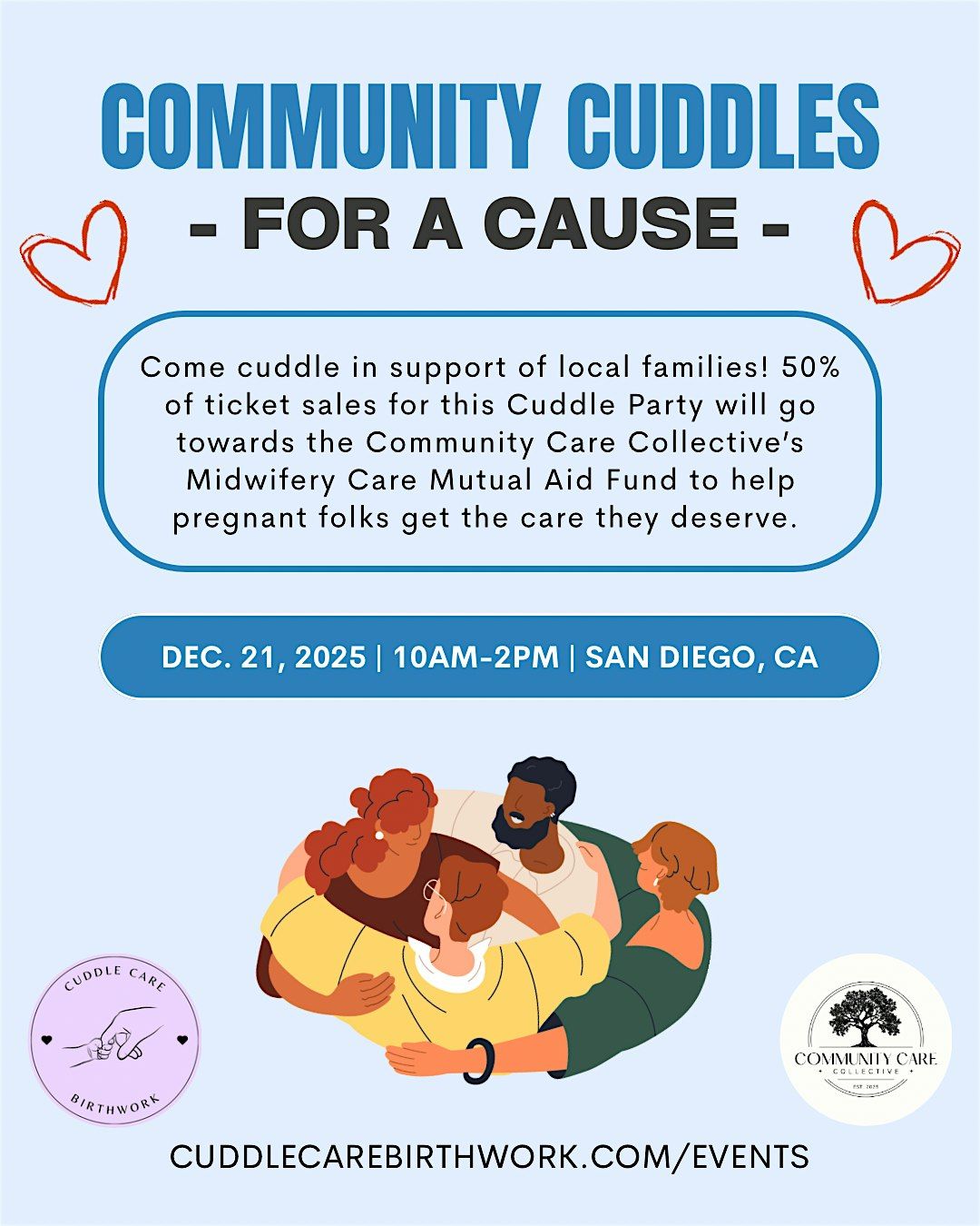 Community Cuddles, 21 December | Event in San Diego | AllEvents