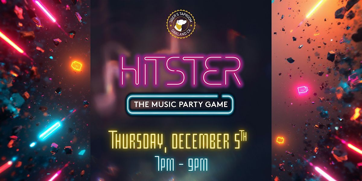 Hitster Night at Tiger’s Taproom!, 4 December | Event in Oakland | AllEvents