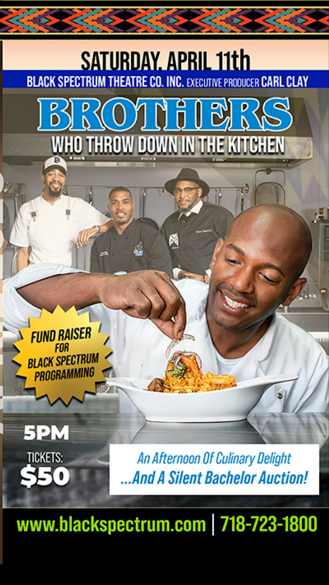 Black Spectrum Theatre Co. Inc. Brothers Who Throw Down In The Kitchen, 11 April | Event in Queens | AllEvents