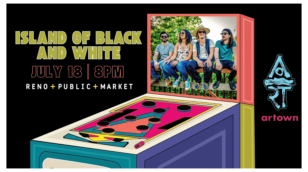 Island of Black and White for Artown at Reno Public Market, Reno Public ...