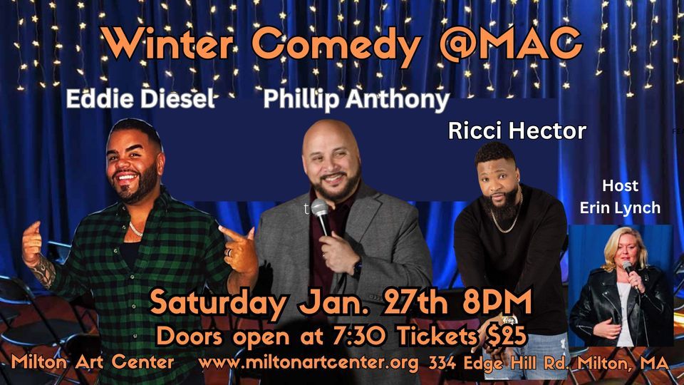 Winter Comedy @MAC, Milton Art Center, January 27 2024 | AllEvents.in