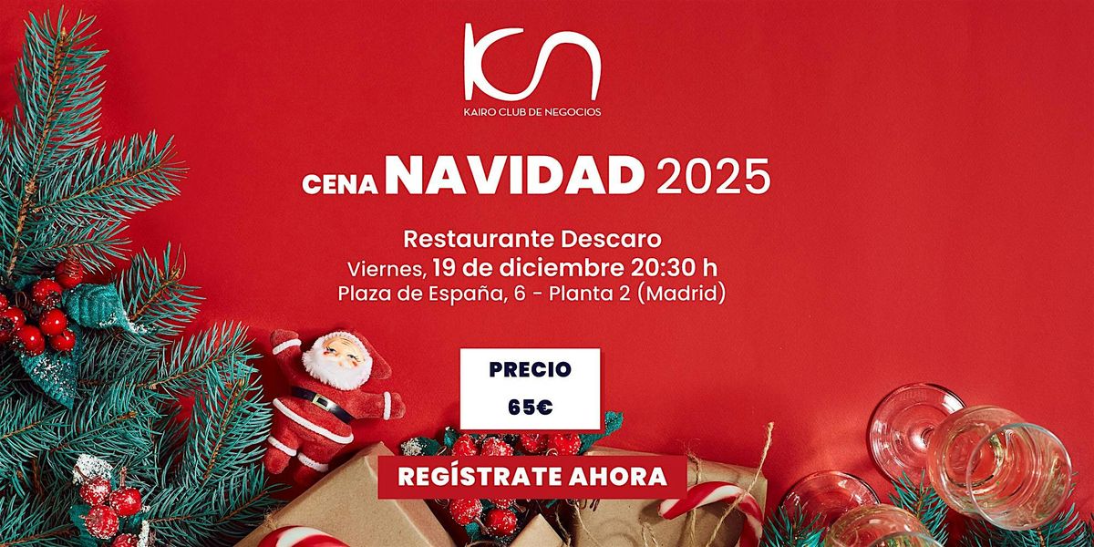 Cena de Navidad en Madrid - 19 de diciembre