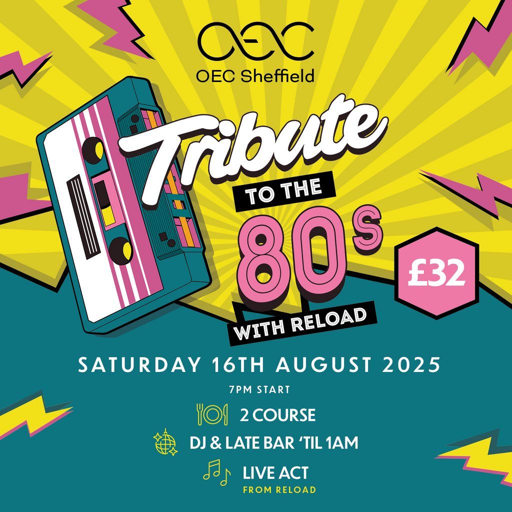 Tribute to the 80's, 16 August | Event in Sheffield | AllEvents