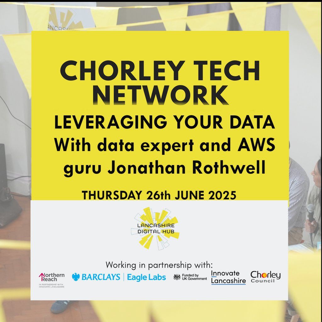 The Power of Data - with Jonathan Rothwell, AWS and data expert, 26 June | Event in Chorley | AllEvents