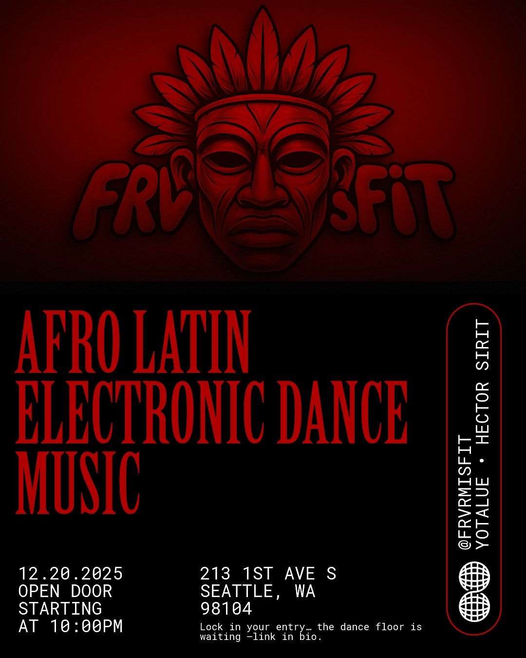 AFRO LATIN EDM, 20 December | Event in Seattle | AllEvents
