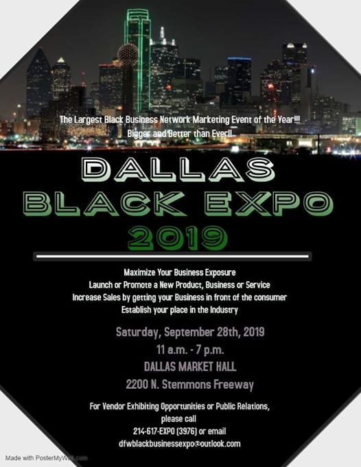 2019 Dallas Black Expo, Dallas Market Hall, September 28 2019