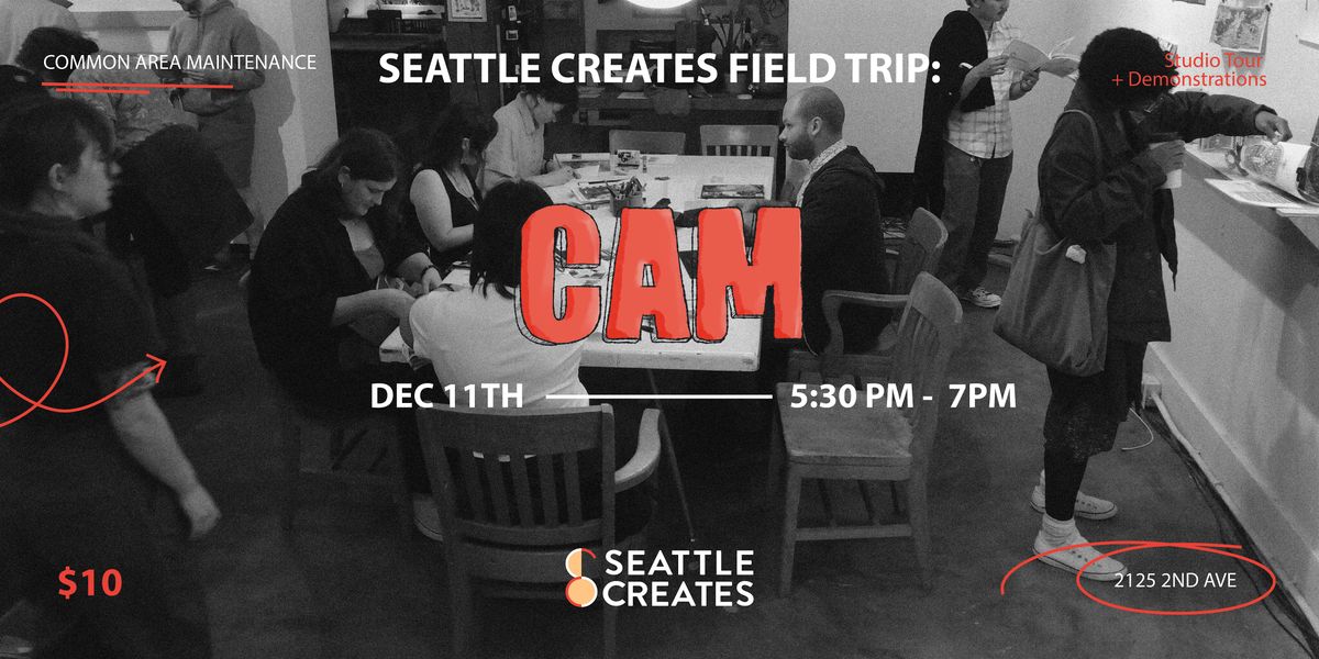 SEATTLE CREATES Field Trip to Common Area Maintenance >> Risograph 101, 11 December | Event in Seattle